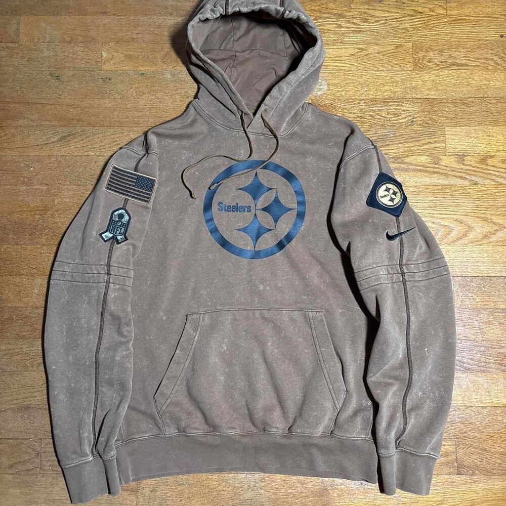 Nfl Men's Brown Hoodie